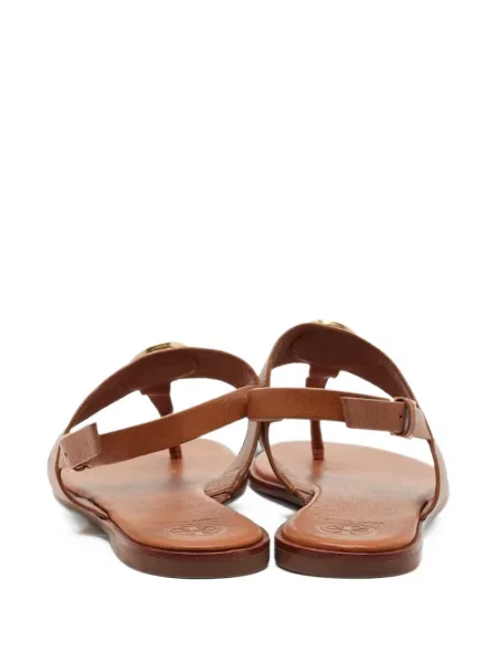 Chiloți tanga Tory Burch slingback maro