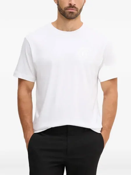 Tricou Just Cavalli cu autograf alb