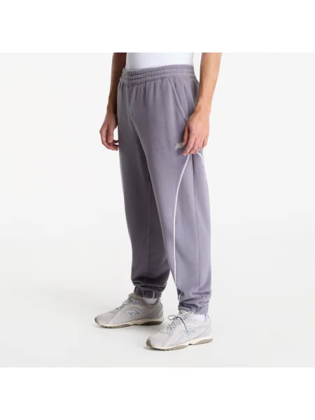 Joggery New Balance polarowe szare
