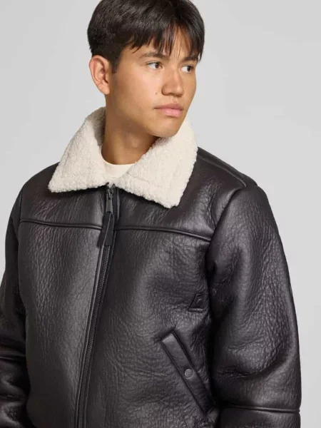 Kurtka z zamkiem błyskawicznym Alpha Industries czarny