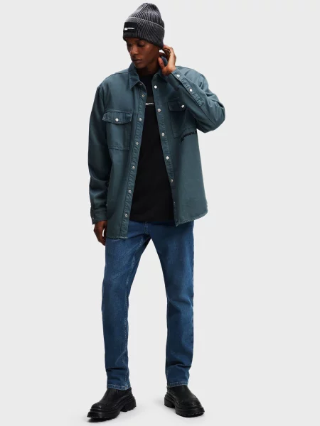 Прямі джинси Karl Lagerfeld Jeans бавовна/еластан синій