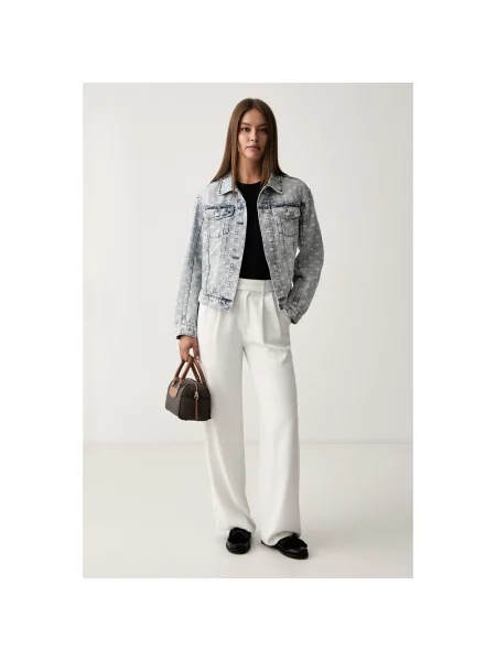 Kurtka jeansowa Armani Exchange niebieska
