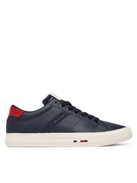Tommy Hilfiger Sneakers Premium Lth Vulc Long Lace Bleumarin