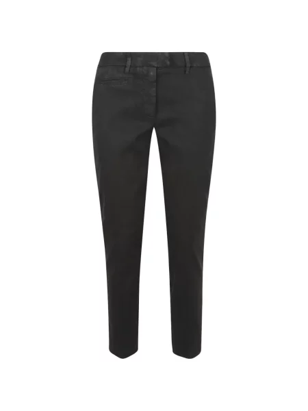 Pantaloni Dondup cu autograf negru