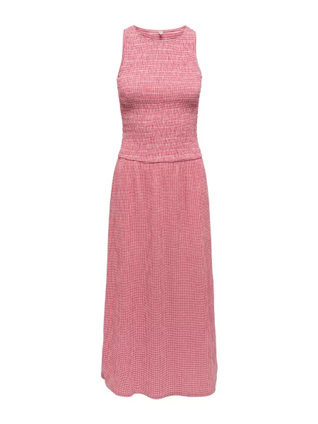 ONLY Obleka ONLCELLE temno / bela rdeča