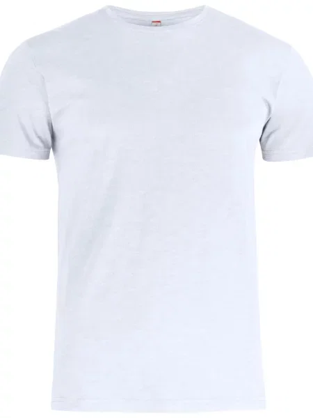 Clique Slub-T T-shirt – white biała