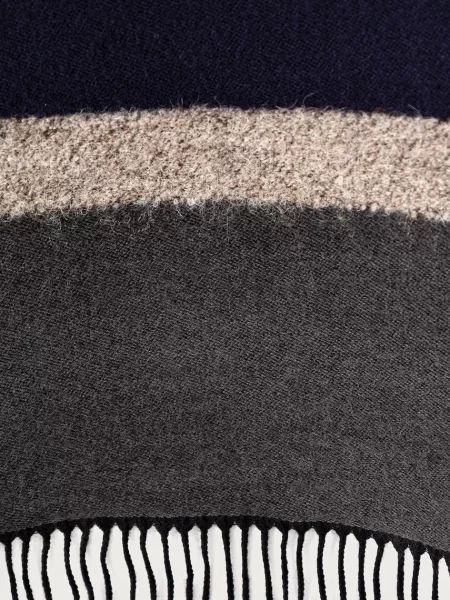 Paul Smith fular pentru bărbați cu lână negru