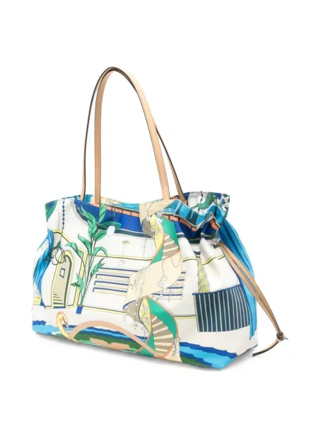 Shopper táska Tory Burch nyomtatás fehér