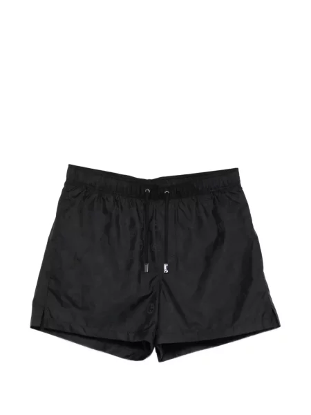 Slip de baie Giorgio Armani cu imagine negru
