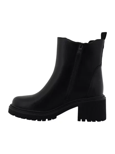 TOM TAILOR Botine brocart negru
