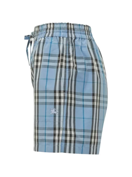 Pledinės raišteliu šortai Burberry mėlyna