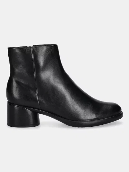 Kožené členkové topánky Ecco Sculpted 35 Clean Boot čierna