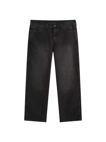 Jeansy straight leg Dickies czarne