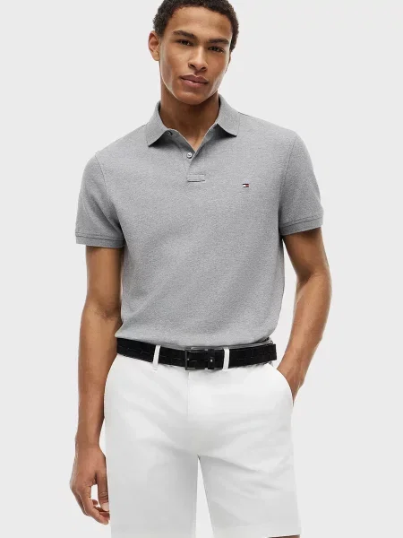 Поло Tommy Hilfiger сіре