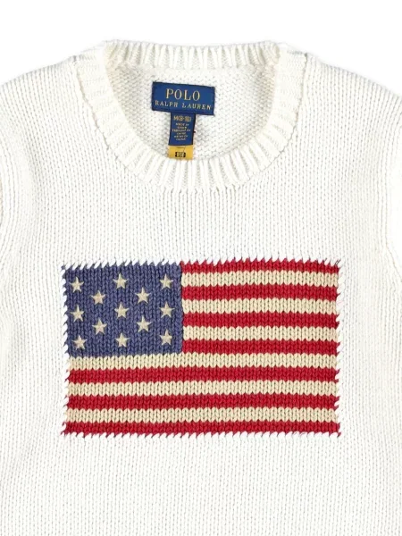 Dětské svetr Polo Ralph Lauren bílý
