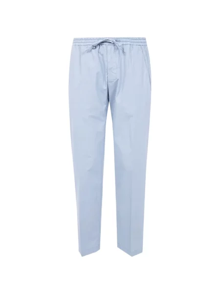 Pantaloni Michael Coal cu cordon albastru