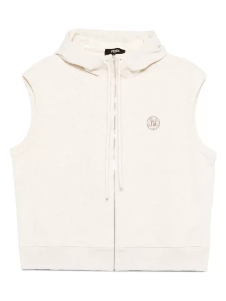 Hanorac cu glugă Fendi fără mâneci