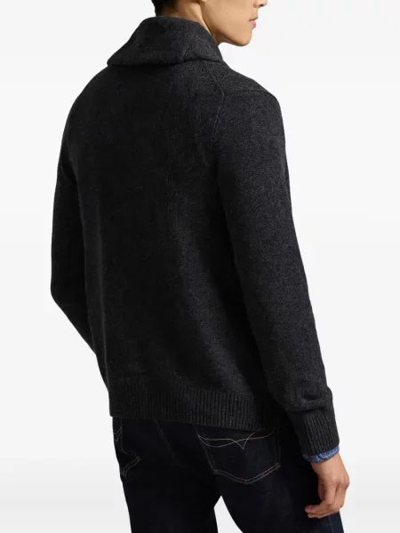 Ριγέ πλισέ κασκέτο Polo Ralph Lauren φανελένιο μπλε