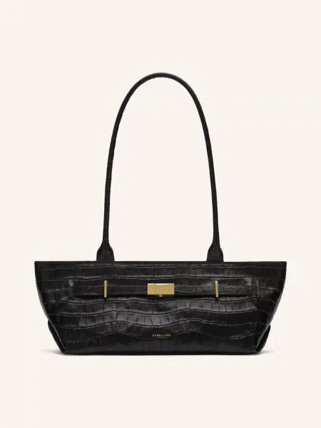 Demellier Torba Na Ramię The New York schwarz czarna