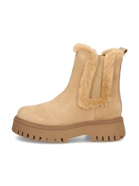Velurové chelsea boots Kate Gray hnědé