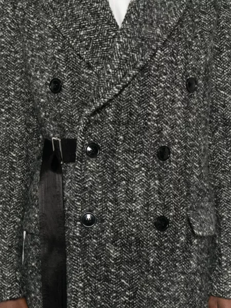Geacă Isabel Marant cu cataramă din tweed negru