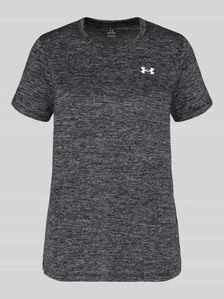 Koszulka treningowa Under Armour Tech C-Twist black/white czarna
