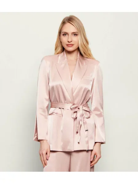 Pinko De satin sacou RAPA roz