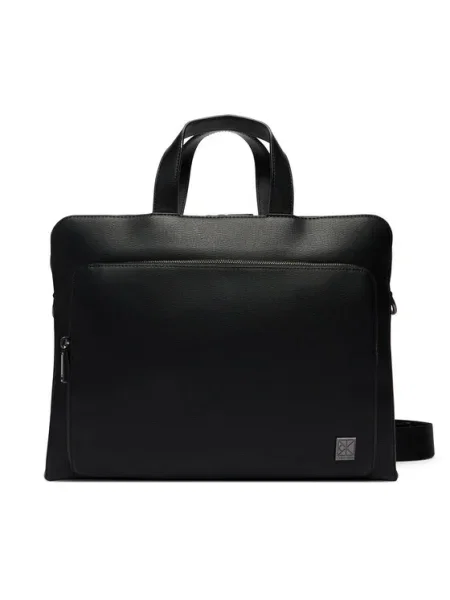 Calvin Klein Taška na laptop Emblem Hw Commuter čierna