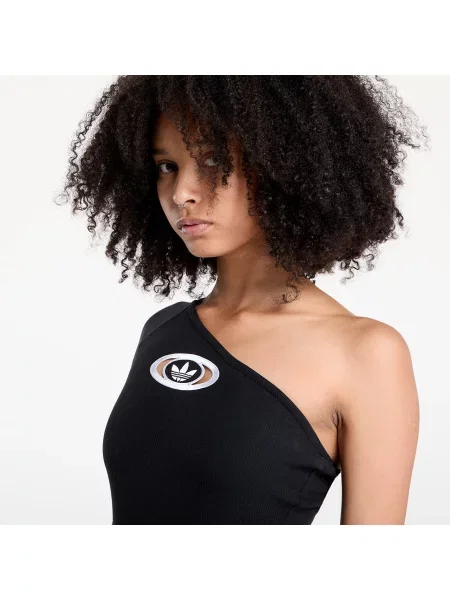 Боди adidas Originals Campus One-Shoulder Bodysuit Black XS черно