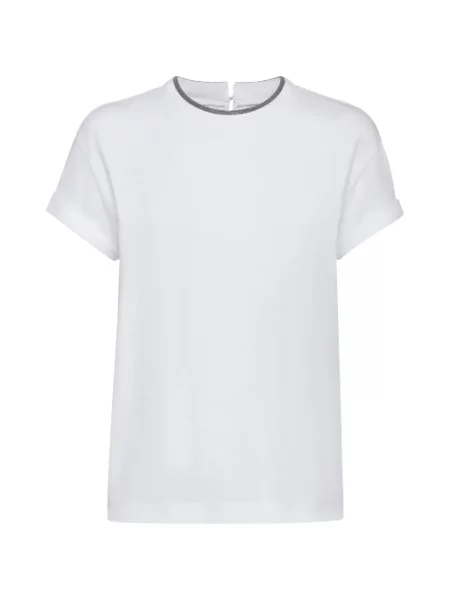 Tricou Brunello Cucinelli alb