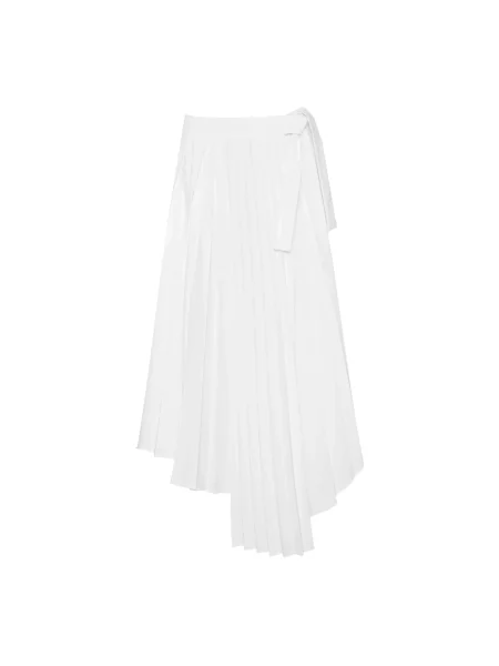 Spódnica plisowana Beatrice B asymetryczna biała