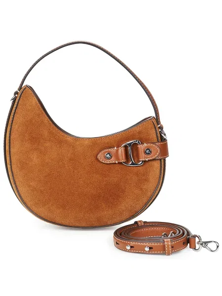Geanta de piele Lauren Ralph Lauren din piele maro