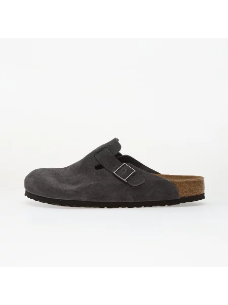 Sneakers Birkenstock Boston Suede Leather Charcoal EUR 46 gri