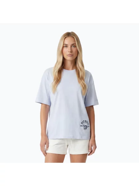 Bluză pentru femei Pitbull Skull Oversize frosted blue albastru