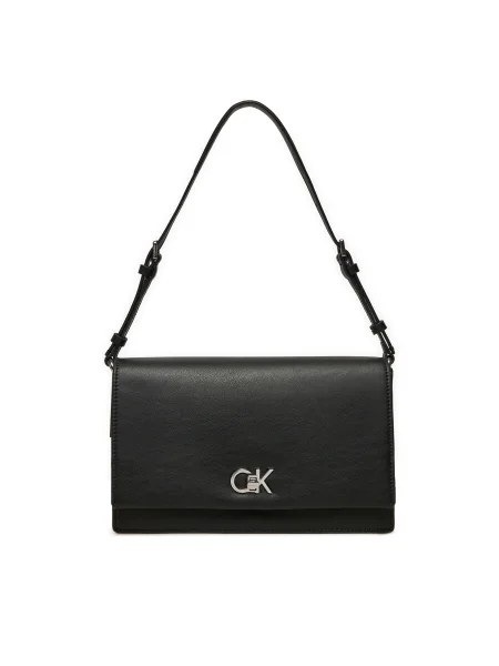 Táska Calvin Klein Ck Elongated Shoulder Bag fekete