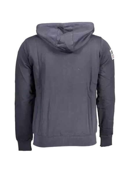 Суичър с качулка U.s. Polo Assn. бродиран синьо