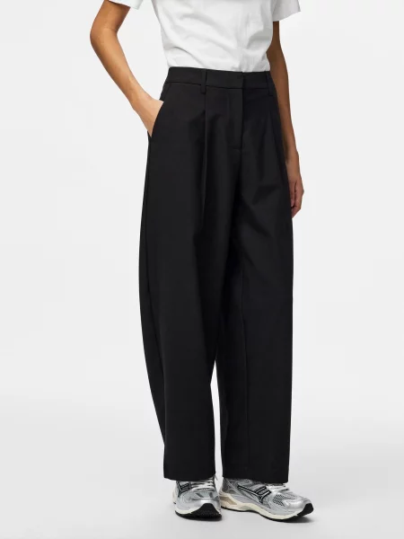 PIECES Pantaloni cutați PCBOSELLA' negru