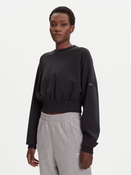 Nepaminkštintas megztinis Adidas Sportswear juoda