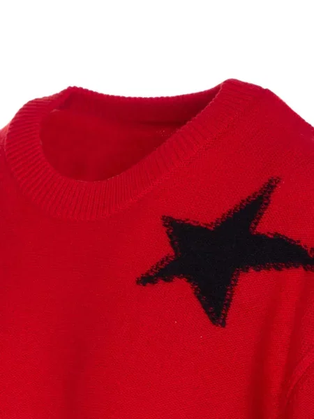 Haftowany sweter Zadig&voltaire z kaszmiru czerwony