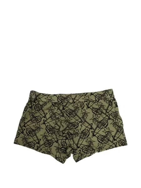 Boxeri Vivienne Westwood cu imagine verde