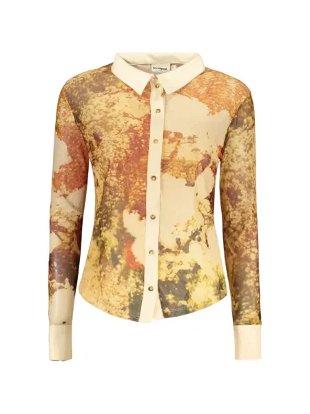 Lung cămașă Desigual cu imagine cu imprimeu abstract