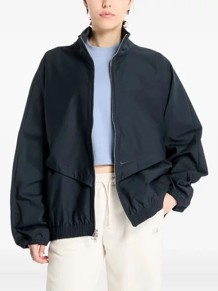 Top sport Nike din fleece plisat fără mâneci alb
