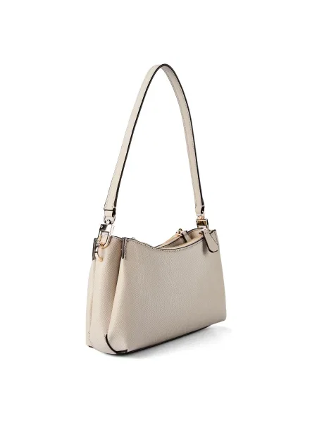 Guess Ročna torba Noelle II Mini Bež siva