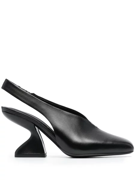 Pantofi cu toc Ferragamo slingback negru