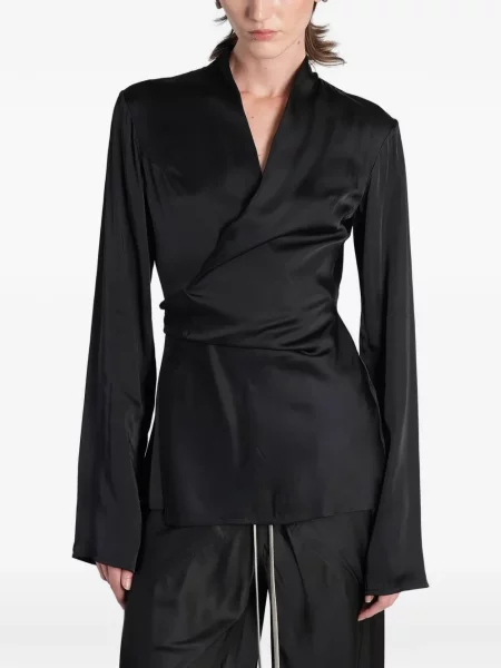 Lung bluză Rick Owens plic negru