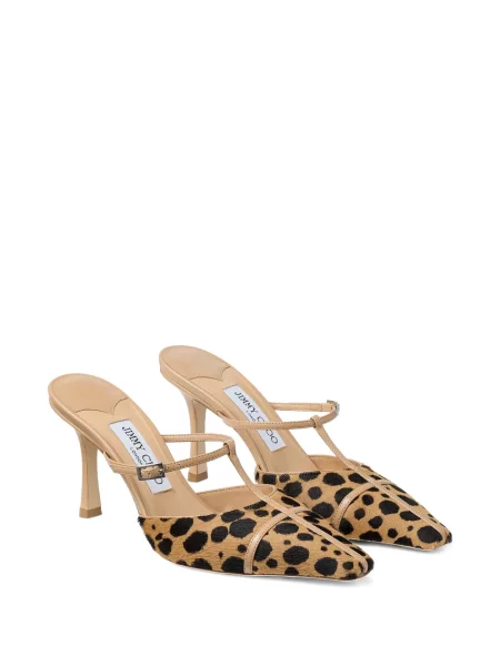 Papuci tip mules Jimmy Choo maro