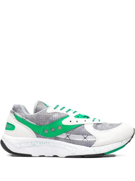 Sneakerși Saucony cu șireturi din dantelă alb