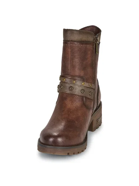 Botine Mustang maro