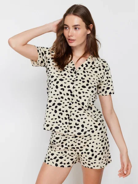 Trendyol Піжама бежевий