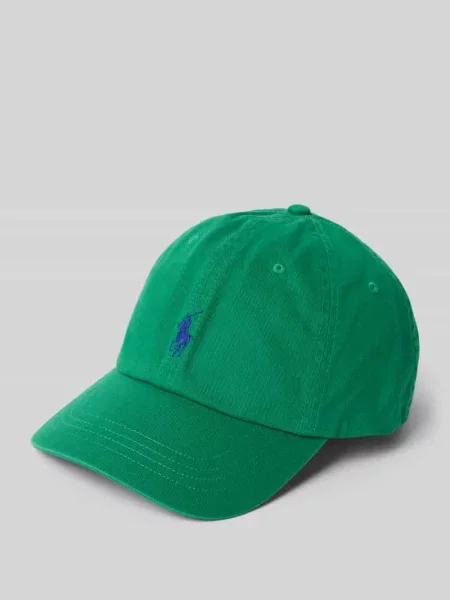 Polo Ralph Lauren czapka z daszkiem z aplikacją zielony